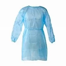 Anti Virus Isolation Disposable Medical Gowns Nonwoven Cloth With Cap One Piece