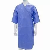 Dust Proof Reusable Doctor Gowns Disposable Isolation Gowns With Zipper Front