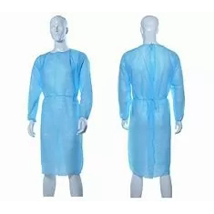 Nonwoven PP Nursing Disposable Hospital Gowns For Women , CE Standard