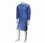 Single Use Blue Disposable PPE Gowns Breathable Hospital Isolation Gowns