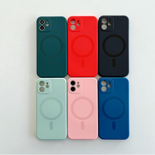 Liquid Silicone Magnetic Shell Phone Case
