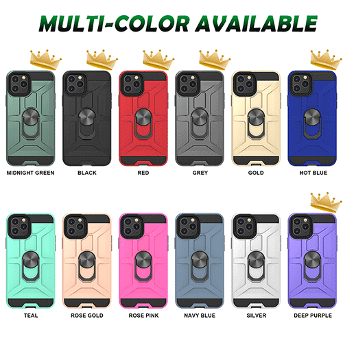 Military-Grade Protective Phone Case With Magnetic Kickstand